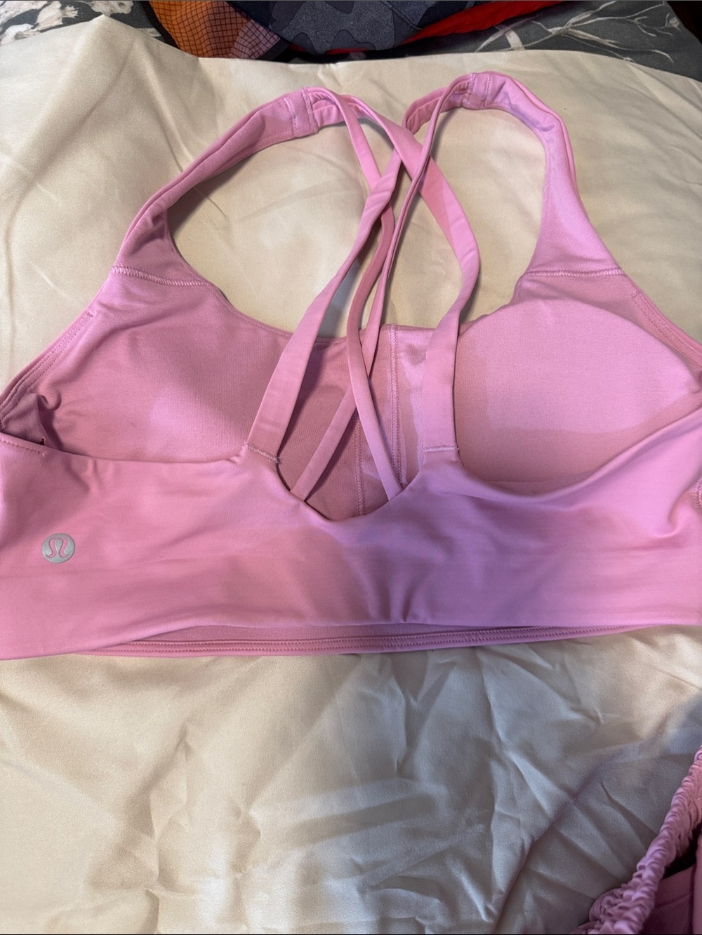 lululemon athletica light pink workout shorts - Picture 3 of 4